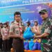 Patgab Bersama 3 Pilar ,Kasdim 0502/JU Berikan Sembako dan Menyapa Masyarakat Pedagang