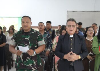 Tebar Sukacita dan Damai Natal, Dandim 1310/Bitung Merayakan Natal Bersama
