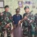 Wujud Kesadaran Hukum, Warga Lakmanen Selatan Serahkan Senjata Api ke TNI