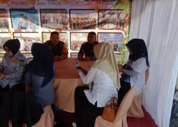 Babinsa Koramil 0201-02/MT Laksanakan Pos PAM Natal 2025 dan Tahun Baru 2026 di Medan Timur