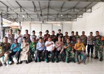 Personel Koramil 0201-16/TM Hadiri Doa Lintas Agama di Polsek Tanjung Morawa