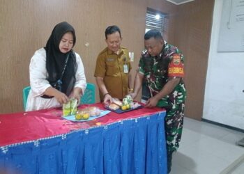 BABINSA KORAMIL 0201-06/MS DAMPINGI SPPG DALAM PENYALURAN MAKAN SEHAT BERGIZI (MBG)