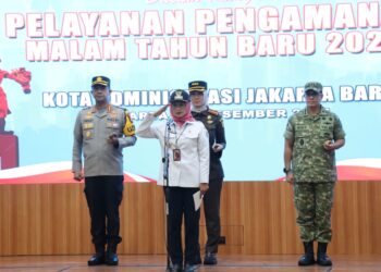 Dandim 0503/JB Ikuti Apel Gelar Pasukan Pengamanan Malam Tahun Baru 2026