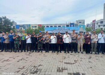 Kodim 0506/Tgr Ikuti Apel Gelar Pasukan Gabungan Untuk Amankan Pergantian Tahun
