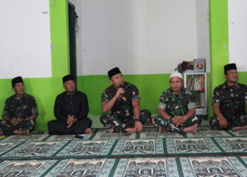 Pimpin Doa Bersama Hari Juang TNI AD ke-80, Dandim  Abdya Minta Prajurit Empati Korban Bencana