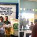 Sertu Syamsuria Babinsa Desa Kampung Melayu Dampingi Pembagian Bantuan Sembako dari Kemensos RI