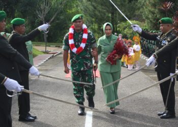 Tatap Muka Perdana, Letkol Rana Mega Ajak Prajurit Persit Kodim Abdya Tingkatkan Kekompakan dan Harmonisasi