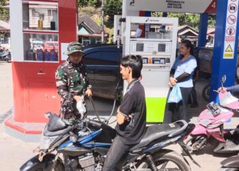 TNI Bantu Operasikan SPBU di Sibolga dan Tapteng Demi Pastikan Pasokan BBM Tetap Lancar