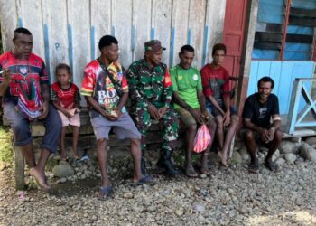 Pos-Ramil 1714-07/Fawi Menyambut Natal Ciptakan Situasi Yang Baik Dengan Masyarakat Binaan Melalui Giat Komsos