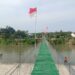 Prajurit TNI Rampungkan Renovasi Jembatan Gantung Garuda, Akses Desa Bandar Kuala Kembali Pulih