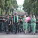 Sorot Mata Tajam Prajurit Pasopati Sambut Kedatangan Danmen Armed 1 Kostrad