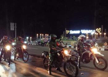 Menjaga Stabilitas Keamanan Pasca Tahun Baru,Kodim 0510/Trs Terus Gelar Patroli Wilayah