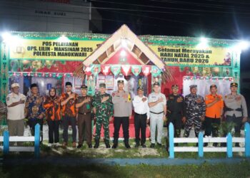 Asops Kasdam XVIII/Kasuari Tinjau Pos Pengamanan Operasi Terpadu Lilin Mansinam 2025 : Langkah nyata memastikan keamanan, ketertiban, dan rasa aman bagi seluruh masyarakat.