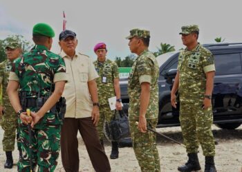 Pangdam XXIV/Mandala Trikora Dampingi Menhan RI Tegaskan PSN sebagai Pilar Ketahanan Pangan dan Kesejahteraan Masyarakat Wanam