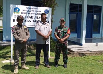 Peltu M. Hasanuddin Gelar Patroli Keamanan Objek Vital Pelabuhan Sri Bentayan