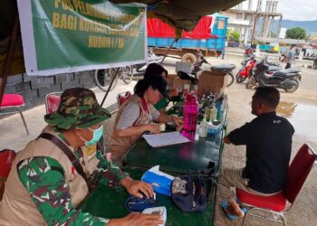 Satgas Gulbencal Kesdam I/BB Terus Layani Kesehatan Warga Terdampak Bencana di Pandan