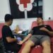 Wujud Kepedulian dan Rasa Kemanusiaan, Anggota Kodim 1310/Bitung Bantu Donorkan Darah Untuk Ibu Yang Akan Melahirkan
