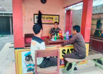 WUJUDKAN WILAYAH YANG AMAN DAN TERTIB BABINSA KOMSOS BERSAMA SECURITY