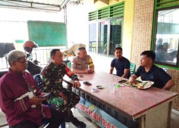 BABINSA KORAMIL 0201-03/MD SERDA BUDI WAHYONO AKTIP BERKOLABORASI BERSAMA 3 PILAR KELURAHAN BANTAN