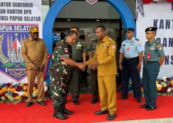 Apresiasi Infrastruktur Baru, Kasdam XXIV/Mandala Trikora Komitmen Kawal Keamanan untuk Percepatan Kesejahteraan Papua Selatan