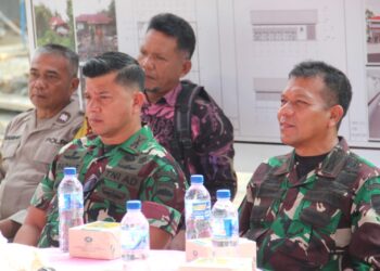 Danramil 0201-16/TM Dampingi Dandim 0201/Medan Ikuti Zoom Meeting Evaluasi Percepatan Pembangunan KDKMP