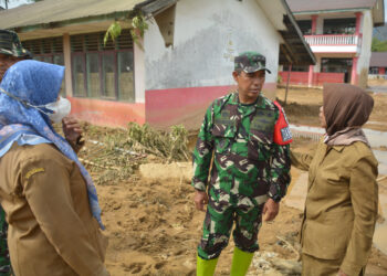 Pascabencana Alam, Korem 023/KS Bekerja Keras Pulihkan Fasilitas Pendidikan di Sejumlah Wilayah