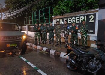 ‎Patroli Bersama Komduk, Wujud Sinergi TNI dan Masyarakat Ciptakan Kamtibmas