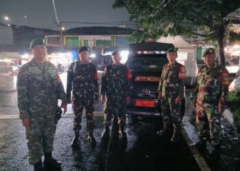 Jaga Situasi Kamtibmas, Kodim 0506/Tgr Patroli Malam/Siskamling