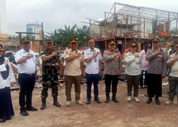 Dukung Perda,Danramil 05/KJ Ikut Penertiban Bangunan Aset Tanah Milik Pemprov DKI Jakarta