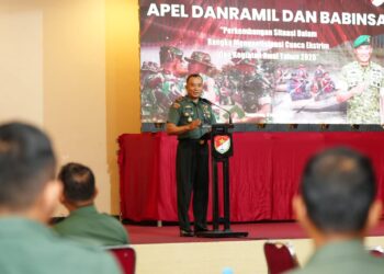 Brigjen TNI Faisal Rizal Memberikan Pengarahan,Motivasi dan Penguatan Tugas Pokok Kepada Danramil -Babinsa Jajaran Korem 052/Wkr