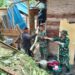 Koramil 22/Tarutung Lakukan Pembersihan dan Pendataan Rumah Rusak Berat di Desa Parbaju Julu dan Partali Julu