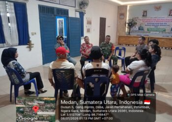 Babinsa Aktif Bersama Perangkat Menjadikan Hubungan Kerja Antara Babinsa Dan Aparat Kelurahan semakin solid