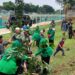 Bersama Warga Koramil 09/Serut Tanam Pohon Dan Bersihkan Saluran Air