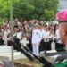 Prajurit Yonmarhanlan VII Kupang Ijuti Upacara Pemakaman Almarhum Kopda (Anumerta) Satrio Tino Taopan di TMP Dharma Loka
