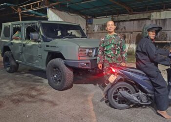 Apel dan Patroli, Warnai Personil TNI dan Komduk Jaga Situasi Kamtibmas di Kota Tanggerang