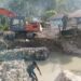 Tingkatkan Akses Transportasi,Yonzipur I/DD Mulai Bangun Jembatan Sungai Mahassan di Desa Sitolu Bahal Taput