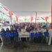 RATUSAN WARGA DAN SANTRI PP NURUL FALAH TEGAL RANDU MAGELANG DILAYANI PADA BAKSOS KESEHATAN  DJARUM FOUNDATION DAN YBSI
