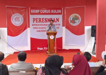 Danramil 02/Curug Menghadiri Peresmian Koperasi Kelurahan Merah Putih Curug Kulon