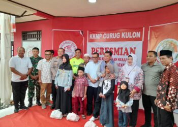 Danramil 02/Curug Menghadiri Peresmian Koperasi Kelurahan Merah Putih Curug Kulon