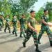 Jaga Kesehatan dan Stamina Prajurit Puslatpurmar 9 DBS Gelar Hanmars