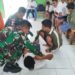 Satgas Pamtas Yonarmed 12 Kostrad Berikan Edukasi Kesehatan kepada Pelajar di Perbatasan
