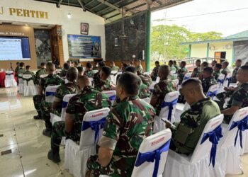 Kodam XXIV/Mandala Trikora Mengikuti Taklimat Awal Progjagar TNI AD TA 2026