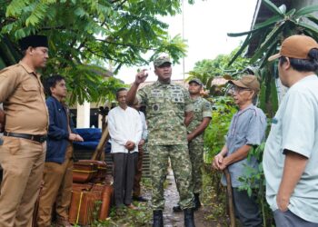 Tinjau Program Jembatan Perintis, Danrem 064/MY Pastikan Percepatan Pembangunan jembatan di Cinangka
