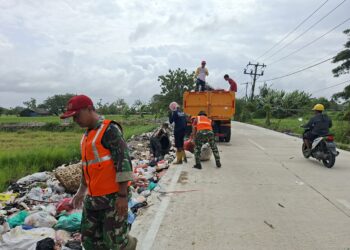 Satgas Sampah Kodim 0510/Trs Kembali Bergerak Wujudkan Lingkungan Sehat dan Bersih