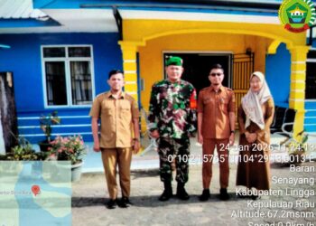 Babinsa Desa Baran Laksanakan Patroli Bersama Aparat Desa untuk Tingkatkan Keamanan dan Ketertiban