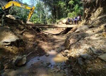 Satgas Gulbencal Kodam I/BB Mulai Pembangunan Jembatan Armco di Desa Masundung