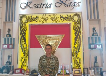 Pernah Pimpin Pasukan Serigala Ceta,Kini Letkol Kav Adzan Marjohan Nasution Pegang Tongkat Komando Pasukan Naga Karimata