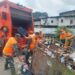 Cegah Terjadinya Banjir dan Wabah Penyakit,Satgas Sampah Kodim 0502/JU Bersama Unsur Terkait Ciptakan Lingkungan Sehat