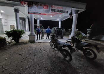 Pastikan Keamanan Warga, Babinsa Koramil 10/TM Gelar Patroli Malam di Wilayah Binaan