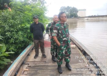Dukung Program Presiden dan Panglima TNI ,Kasrem 052/Wkr Meninjau Lokasi Rencana Pembangunan Jembatan Penyebarangan Kali Cagak